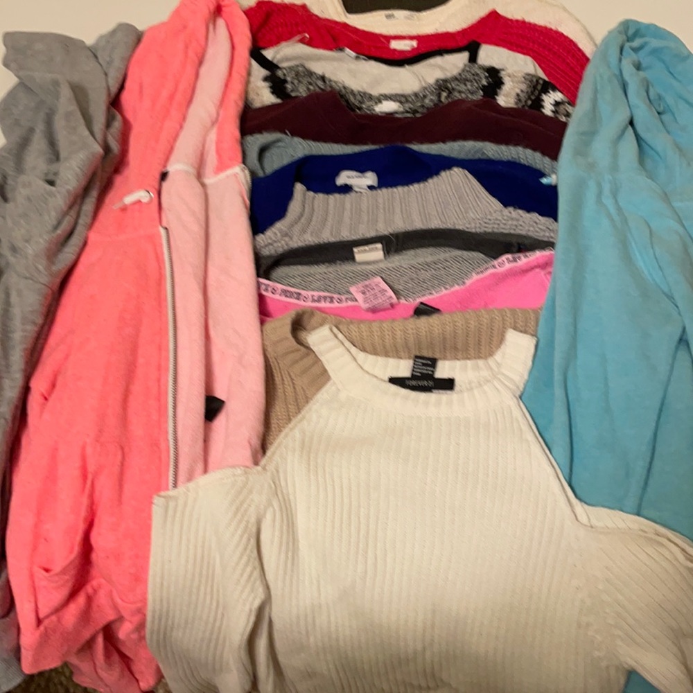 Sweater Sale! 1 for $9, 2 for $14, 3 for $17!